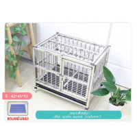 ราคา ส่งฟรี ถูกที่สุด Hot Sale Stainless Steel Cage กรงสแตนเลส ราคาถูก คอก หมา คอก สุนัข กรง หมา กรง สุนัข (7824518163)