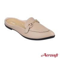 ราคา Aerosoft รองเท้าคัชชูผู้หญิงส้นแบน เพื่อสุขภาพ รุ่น CW3334 คัชชูสีดำ เบานุ่มสบาย ลดปวดเท้า (22678673182)
