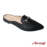 ราคา Aerosoft รองเท้าคัชชูผู้หญิงส้นแบน เพื่อสุขภาพ รุ่น CW3334 คัชชูสีดำ เบานุ่มสบาย ลดปวดเท้า (9805220453)