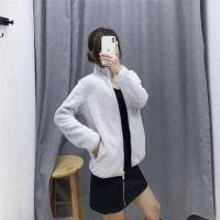 ราคา Uniqlo autumn and winter long sleeved jacket plush polar fleece zipper jacket stand up collar jacket 439138 short Uniqlo fur (21190661952)