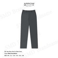 ราคา Arrow กางเกงสแล็ค ขายาว ทำงาน รุ่น Easy Move Slim Fit Dark Grey Code MEBS706S2BSDG (24756972646)