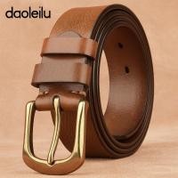 ราคา Daoleilu หนังวัวแท้ 100 เข็มขัดผู้ชาย หัวทองเหลืองวินเทจ หนังเกรดพรีเมียม ใส่ได้ทุกวัน แมตช์ยีนส์ ลำลอง หรือออฟฟิศ (26068548829)