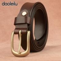 ราคา Daoleilu หนังวัวแท้ 100 เข็มขัดผู้ชาย หัวทองเหลืองวินเทจ หนังเกรดพรีเมียม ใส่ได้ทุกวัน แมตช์ยีนส์ ลำลอง หรือออฟฟิศ (26068548842)