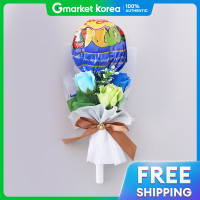 ราคา ช่อดอกไม้ของขวัญลูกอม Chupa Chups ขนาดใหญ่ สีฟ้า สำหรับรับปริญญาและงานแสดงเด็ก (25545237392)