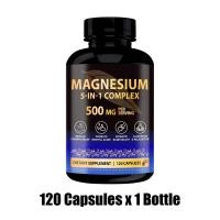 ราคา Omilay แมกนีเซียม Magnesium Glycinate แม็กนีเซียม Magnesium Complex แมคนีเซียม Magnesium 5 In 1 Magnesium Citrate Stress Relief 120 Capsules (126227208607)