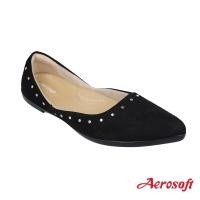 ราคา Aerosoft รองเท้าคัชชูผู้หญิง เพื่อสุขภาพ รุ่น CW3340 คัชชูสีดำ เบานุ่มสบาย ลดปวดเท้า (23310323340)