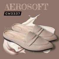 ราคา Aerosoft รองเท้าคัชชูผู้หญิง รองเท้าเพื่อสุขภาพ ใส่ทำงาน รองเท้าพยาบาล แอโร่ซอฟ รุ่น CW3337 (24894362934)
