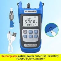ราคา High precision rechargeable battery FTTH fiber optic power meter OPM FC SC ST (22647965090)