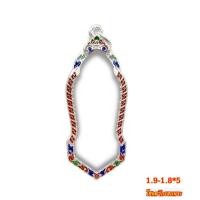 ราคา กรอบเงินแท้ 95 กรอบเงินหัวสิงห์ลงยาเต็มหน้า ทรง 25 ศตวรรษ ขนาด1 9 1 8 สูง 5 0 ซม (25712950091)