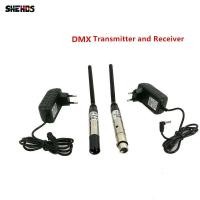 ราคา xfcSHEHDS DMX Wireless Receiver and Transmitter 2 4G for Wireless Control Lights on stage DJ Lighting Disco Ball Lighting (19537479966)