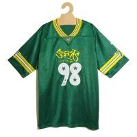 ราคา CryingCenter เสื้อยืดเรโทรสุดชิค ลายตัวเลข 98 พร้อมลายกราฟฟิตี้ดาว (25849840842)