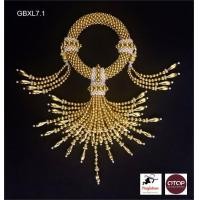 ราคา พวงมาลัยลูกปัดสีทองข้อพระกรอุบะ 36 สายขนาด 7 นิ้ว (15157854626)