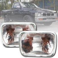 ราคา ไฟหน้า ไฟตา H4 HALOGEN KOITO รุ่น นิสสัน บิ๊กเอ็ม NISSAN BIG M D21 ปี 1986 1997 เลนส์แก้ว สีใส 2 ดวง (5538868043)
