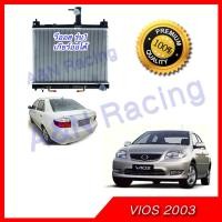 ราคา 54 หม้อน้ำ แถมฝาหม้อน้ำ รถยนต์ โตโยต้า วีออส รุ่น1 เกียร์ออโต้ ปี 2003 2007 หม้อน้ำ Toyota Vios Gen1 car radiator 001054 (430688818)