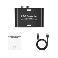 ราคา 192 Khz ARC Audio extractor HDMI ARC Return Extractor DAC Converter ARC SPDIF Optical to Optical 3 5 มม L R สเตอริโอ Audio Extractor (24859856882)