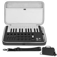 ราคา เคสมือจับควบคุมคีย์บอร์ด MIDI USB GEEKRIA สำหรับ Arturia MiniLab 3 Minilab MkII 25 Slim Key เปลือกแข็งกระเป๋าถือเดินทาง สีเทาเข้ม (25315326578)