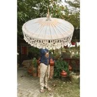 ราคา ร่มสัปทนผ้สฉลุลาย 1 เมตรด้ามยาว 2 เมตร ร่มบ่อสร้าง ร่มสัปทน (15772140733)