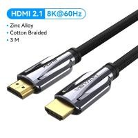 ราคา Vention HDMI 2 1 สาย 8K 60Hz 4K 120Hz 48Gbps HDMI ดิจิตอลสาย HDMI 2 1 สายเคเบิล Splitter สำหรับ HDR10 PS5 สวิทช์สาย HDMI 2 1 (1593786057)