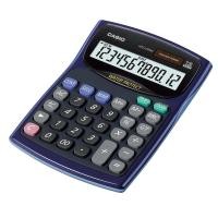 ราคา Casio Calculator เครื่องคิดเลข คาสิโอ รุ่น WD 220MS BU แบบกันน้ำ 12 หลัก สีฟ้า (700842122)