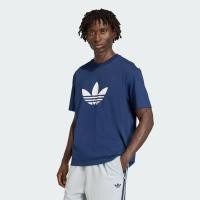 ราคา adidas ไลฟ์สไตล์ เสื้อยืด ADICOLOR TREFOIL ผู้ชาย สีน้ำเงิน KE0904 (26291285393)