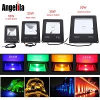 ราคา Angelila 10W 20W แสงกลางแจ้ง RGB LED Flood Light เปลี่ยนสี Floodlight 220V พร้อมรีโมทคอนโทรล (19026016795)