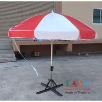 ราคา ร่มแม่ค้า ร่มสนาม ขนาด50นิ้ว แกนโครเมี่ยม ร่มชายหาด ผ้าใบ กันแดด กันน้ำ ผลิตในไทย outdoor umbrella ราคายังไม่รวมขาตั้ง (24660573858)