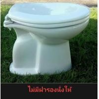 ราคา โถส้วมแบบราด ชักโครกราดน้ำ ส้วมนั่งราบตักราด Amazon ไม่มีฝารองนั่งให้ (17419000455)