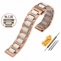 ราคา สายนาฬิกาผู้ชาย Ceramic Steel สายนาฬิกาผู้หญิง Sheen Casio Fiyada รุ่น Rossetti สายนาฬิกาหนังสัมผัสธรรมชาติแบบยูนิเซ็กซ์ (21923536471)
