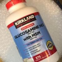ราคา กลูโคซามีน Kirkland Glucosamine 375 เเม็ดของแท้ ส่วนประกอบ MSM 1500 MG Exp 04 2028 (26324447574)