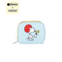 ราคา Lesportsac Square Cosmetic Bag กระเป๋าเครื่องสำอางใบเล็ก Style 6701 Lesportsac x Peanuts (25804127799)