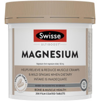 ราคา Swisse Ultiboost Magnesium 200 Tablets แมกนีเซียม (26017067820)