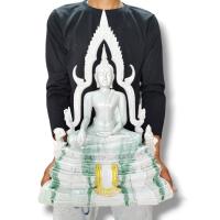 ราคา พระพุทธชินราช เนื้อเรซิ่นลายหินอ่อน หน้าตัก9นิ้ว องค์ใหญ่มาก งานเรซิ่นลงสีปิดทอง Premium (19756446021)