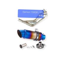 ราคา คอท่อ GPX Demon 150GR GR คาบู วัสดุแสตนเลสเกรด304 ปลายท่อ Akrapovic ฟรีแคทลดเสียง (24495326788)