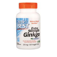 ราคา แปะก๊วย Doctor s Best Extra Strength Ginkgo 120 mg 120 Veggie Caps (25236376383)