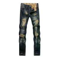 ราคา Get the Perfect Fit European and American Fashion Ripped Jeans for Men Featuring Distressed Details and A Casual Straight leg Style in Long Pants (25592615356)