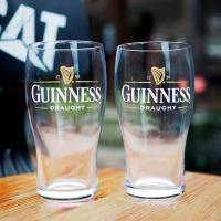 ราคา แก้วเบียร์ Guinness Black Beer Ale Premium Craft Beer Glass Fat Cat สีสันสดใส แก้วประดับคริสตัล 1 ชิ้น (24817543786)