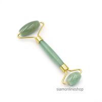 ราคา GUASHA ลูกกลิ้ง กัวซา หินแท้จากพม่า เลือกแบบหินได้ หยกนวดหน้า หยกกัวซา facial roller by siamonlineshop (166214793)
