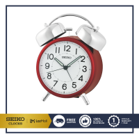 ราคา SEIKO CLOCKS นาฬิกาปลุก รุ่น QHK063R ขนาด 4 นิ้ว เดินเรียบ สีแดง (25025877768)