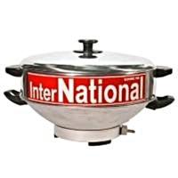 ราคา กระทะไฟฟ้า InterNational 12 นิ้ว พร้อมซึ้งสำหรับนึ่ง ผัด ทอด ต้ม ตุ๋น อุ่น แกง แสตนเลส (615596552)