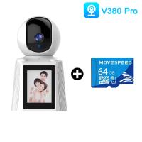 ราคา V380 Pro กล้องวงจรปิดที่สามารถวิดีโอคอลได้ กล้องวงจรปิด wifi หมุนได้ 360 องศา การตรวจจับการเคลื่อนไหว (24893786225)