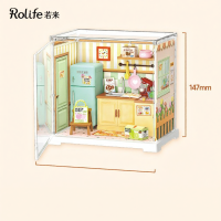 ราคา WODEWU ชุดโมเดลบ้านตุ๊กตา DIY สำหรับเด็กผู้หญิง (26032693885)