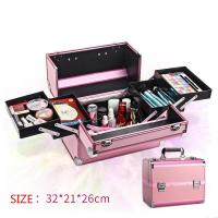 ราคา กระเป๋าเครื่องสำอางอลูมิเนียม Premium ขนาดใหญ่จุครบเซ็ต กันน้ำ ทนทาน พกพาสะดวก (25668637704)