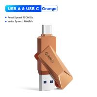 ราคา USB ไดรฟ์คู่ ORICO 3 2 Type C แฟลชไดร์ฟที่มี150เมกะไบต์ วินาทีอ่าน32กิกะไบต์64กิกะไบต์128กิกะไบต์256กิกะไบต์ USB Type C 2 In 1แฟลชไดร์ฟ CB05 (126195901461)