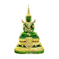 ราคา พระแก้วมรกต สีหยกปิดทอง ทรงเครื่องฤดูร้อน หน้าตัก 5 นิ้ว ฐาน 9 นิ้ว สูง 14 นิ้ว (7185320542)