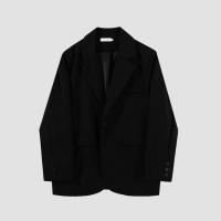 ราคา เสื้อสูททรงบอย Classic ใส่ทำงานได้ทั้งผู้หญิงและผู้ชาย ซับในทั้งตัว สีดำ สีเทา (22640779969)