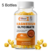 ราคา Alliwise Magnesium Glycinate 400mg 120 Softgels Natural Sleep Support Bone Health Immunity Mood Support Heart Health and Muscle Recovery Mineral Supplement (26298674825)
