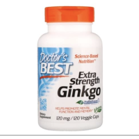 ราคา Doctors Best Extra Strength Ginkgo 120 mg แปะก๊วย Veganใบแปะก๊วยสกัด (25333113354)