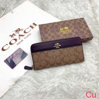 ราคา HOT กระเป๋าสตางค์ใบยาว แฟชั่นหญิง ซิปรอบ ใบยาว แต่งแถบสี รุ่นฮิตตลอดกาล พร้อมส่ง (24386886388)