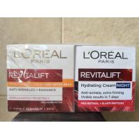 ราคา 50มล 50มล Loreal Revitalift Day Cream SPF35 Night Cream ลอรีอัล ปารีส รีไวทัลลิฟท์ เดย์ครีม 50มล ไนท์ครีม 50มล (9730619086)
