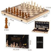 ราคา YUDESHUI ไม้ หมากรุกไม้ เกมหมากรุก 2 ใน 1 3 ใน 1 ตัวหมากรุกไม้ ความบันเทิง กระดานหมากรุกไม้ งานปาร์ตี้ในบ้าน (25203562566)